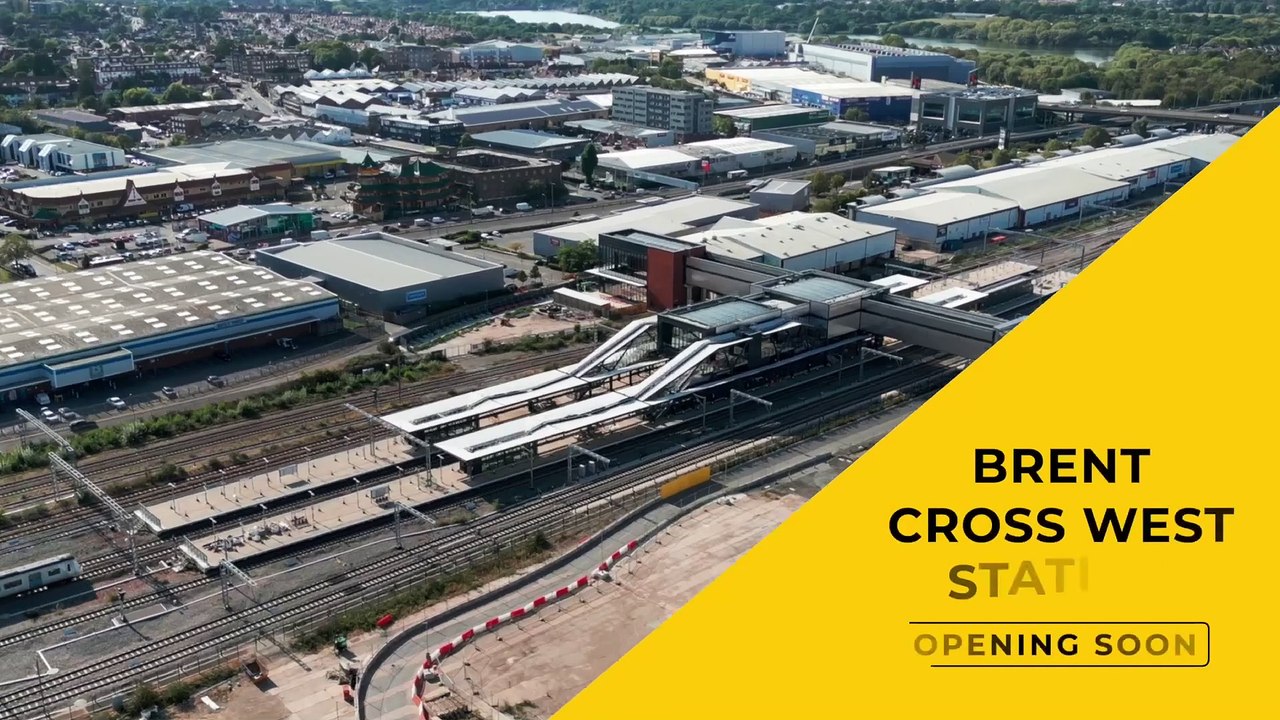 Brent Cross West station in north-west London. - video Dailymotion