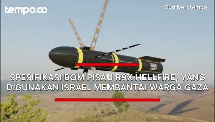 Spesifikasi Bom Pisau R9x Helfire, yang Digunakan Israel Membantai Warga Gaza