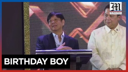 Marcos fetes Romualdez on special day