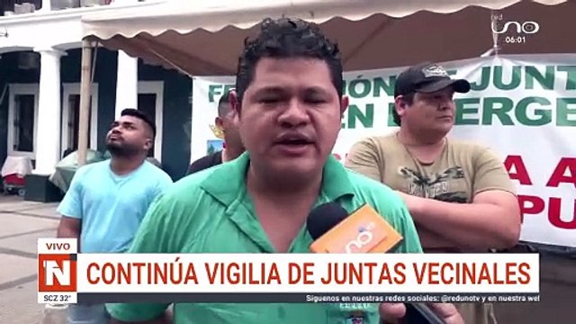 Continúa vigilia de juntas vecinales