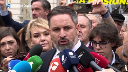 Abascal "confía en que los jueces puedan parar el golpe de Sánchez"