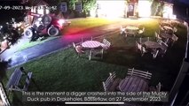 Stolen digger rams into pub in Nottingham