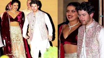 Priyanka Chopra Diwali Party Red Velvet Golden Lehenga Look Troll, Nick Jonas के साथ...| Boldsky