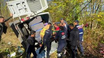 Bartın'da yolcu minibüsü devrildi: 1 ölü, 10 yaralı