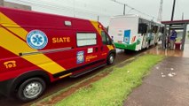 Idosa de 83 anos sofre queda no ônibus do transporte coletivo e precisa ser socorrida pelo Siate