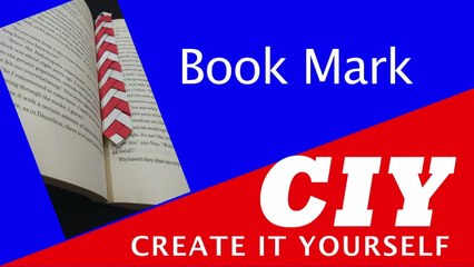 How To Make Paper Book Mark | Easy Book Mark Making