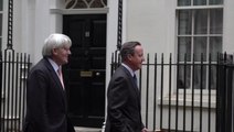 Watch: David Cameron enters Downing Street as foreign secretary for first cabinet meeting