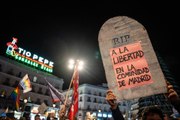 Íñigo Errejón, durante la manifestación en defensa de los derechos LGTBI  en Madrid: 