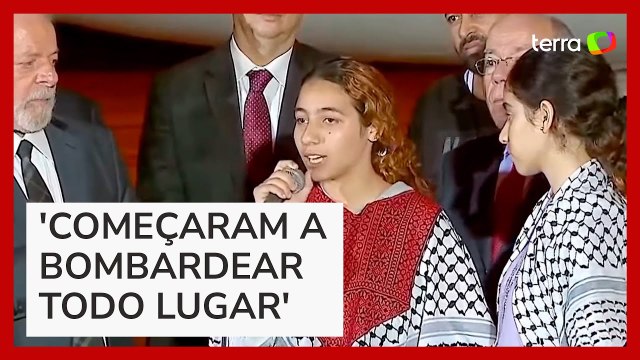 Jovem brasileira repatriada de Gaza se emociona ao falar sobre a guerra: 'Achei que ia morrer'