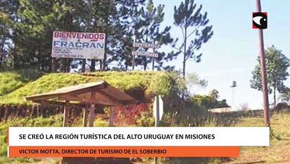 Se creó la región turística del Alto Uruguay en Misiones