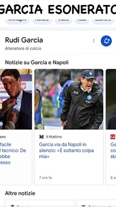Rudy Garcia esonerato dal Napoli