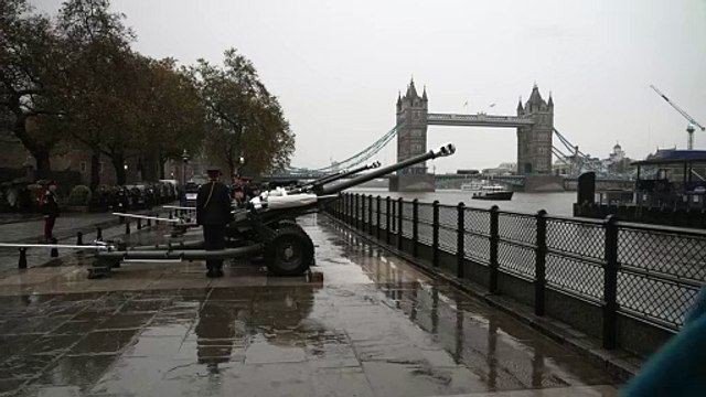 62-gun salute at Tower of London marks King’s 75th birthday