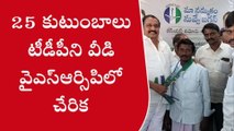 నంద్యాల జిల్లా: టీడీపీకి భారీ షాక్.. వైసీపీలో 25 కుటుంబాలు చేరిక..!