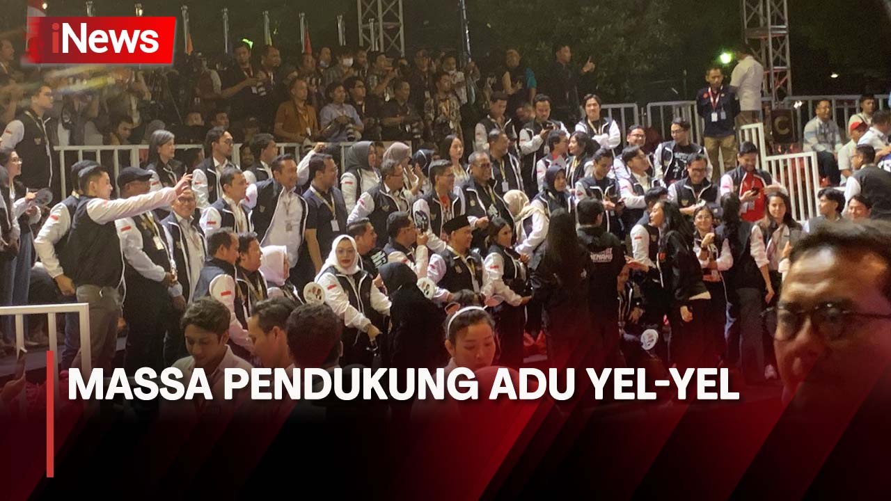 Adu Yel-Yel Jelang Pengundian Nomor Urut Capres-Cawapres, Begini Suasananya