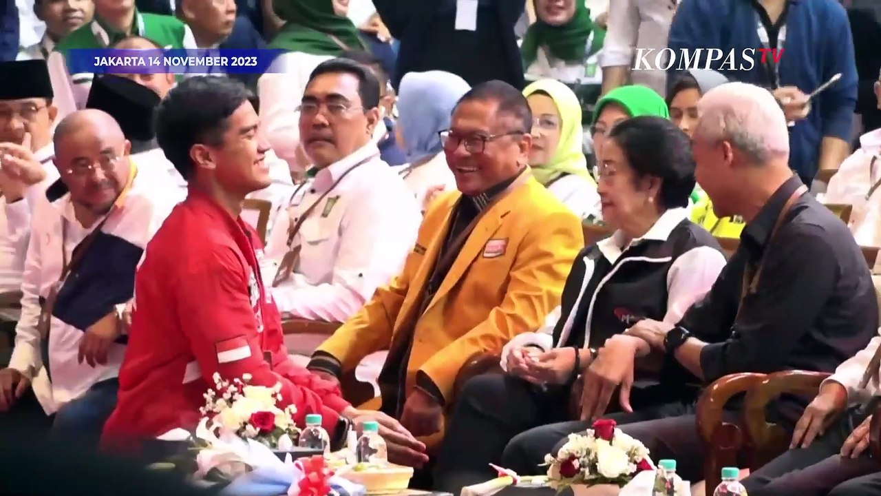 Momen Para Capres-Cawapres Saling Sungkem Jelang Pengundian Nomor urut di KPU