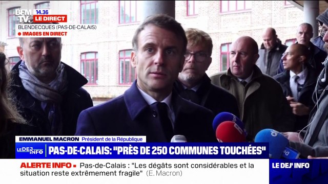 Crues dans le Pas-de-Calais: Emmanuel Macron confie une mission au maire de Saint-Omer pour améliorer l'évacuation des cours d'eau vers la mer