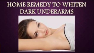 बस 2 दिनों में पाइये गोरी अंडरआर्म्स | Home Remedy To Whiten Dark Underarm Naturally | UMBJ _