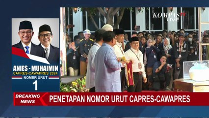 Ketok Palu! Anies-Muhaimin Nomor Urut 1, Prabowo-Gibran Nomor Urut 2, Ganjar-Mahfud Nomor Urut 3