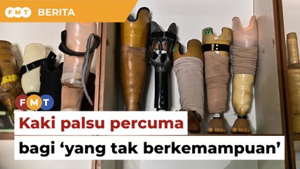 Kaki palsu percuma sinar baru buat pesakit diabetes ‘tak berkemampuan’