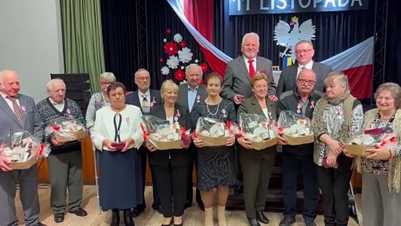 Trzynaście par świętowało małżeńskie jubileusze w Domu Kultury w Subkowach