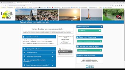 Déclarer sa taxe de séjour à Longeville Sur Mer