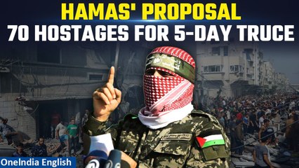 Descargar video: Hamas Says Ready To Release 70 Israeli Hostages In Return For 5-Day Truce Deal | Oneindia News