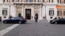 Arrivo del Presidente Sloveno al Palazzo Montecitorio