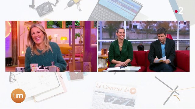 Thomas Sotto et Agathe Lecaron se chamaillent dans Télématin , France 2