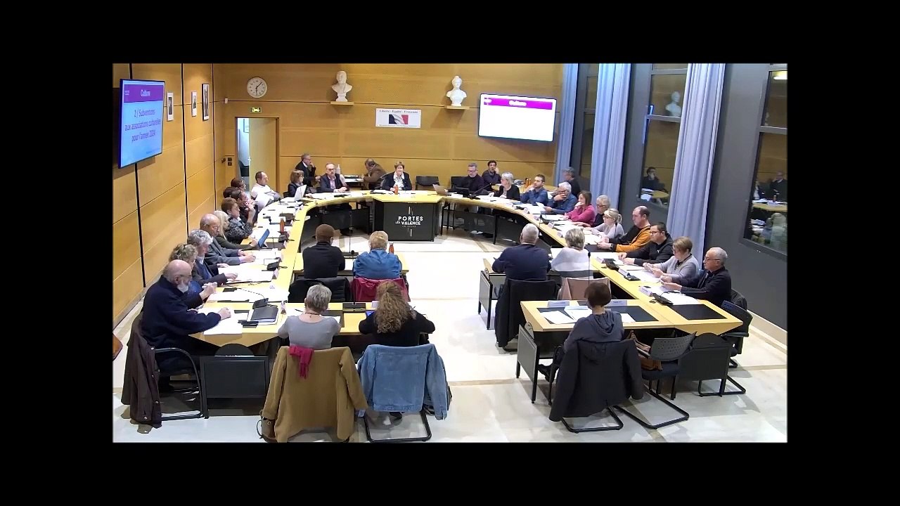Vidéo du Conseil municipal du 13/11/2023
