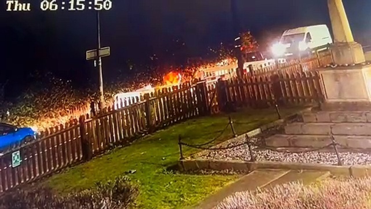 Driver gets round road closure