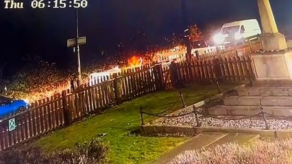 Driver gets round road closure