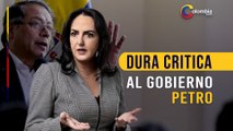 María Fernanda Cabal: ´Gustavo Petro no gobierna por estar trinando sobre Gaza´