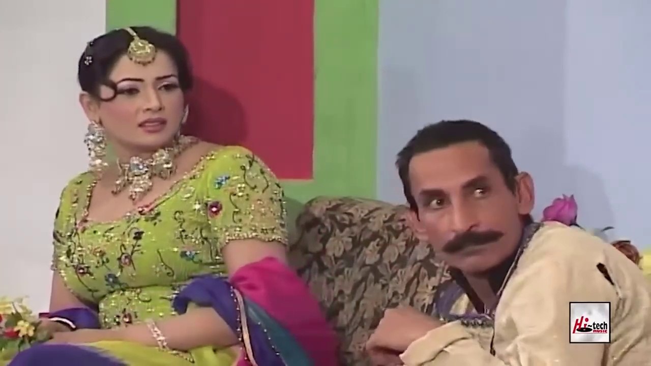 ZARA AKBAR, IFTIKHAR THAKUR & NASIR CHINYOTI - TUSSI SAREY KANJAR O - FunnyPakistani Stage Drama