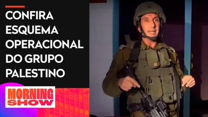 Exército de Israel divulga vídeo de túnel utilizado pelo Hamas