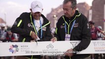 VTT - NEOM Titan Desert Saudi Arabia 2023 - Enrique Morcillo and Tessa Korkaas win the 1st stage