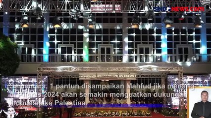 Mahfud MD Berpantun Singgung Tegaknya Hukum dan Dukungan ke Palestina