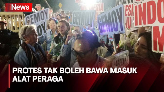 Dilarang Bawa Masuk Alat Peraga saat Pengundian Nomor Urut, Relawan Protes