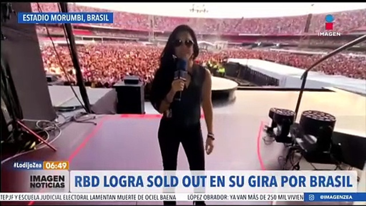 RBD logra sold out en su gira por Brasil