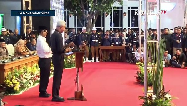Pidato Capres Ganjar dan Pantun Mahfud di KPU, Usai Pengundian Nomor Urut PIlpres 2024