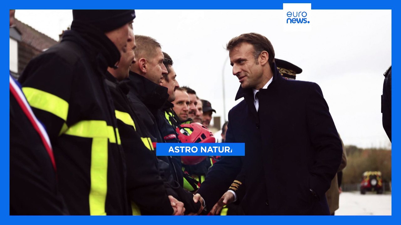 Inondazioni in Francia, nel Pas-de-Calais Macron promette 50 milioni di euro per le vittime