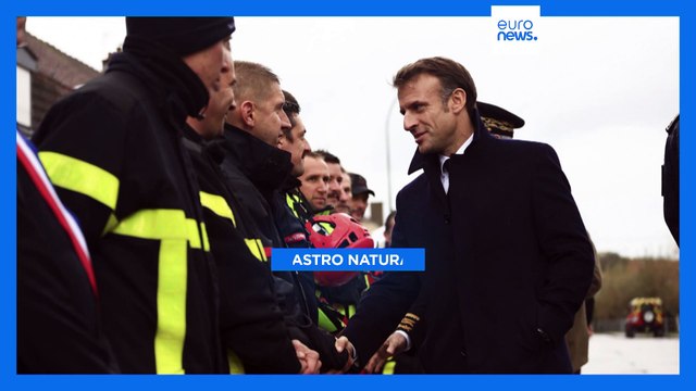 Inondazioni in Francia, nel Pas-de-Calais Macron promette 50 milioni di euro per le vittime
