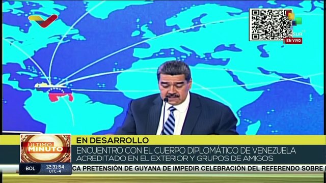 Pdte. de Venezuela resalta proyecto integrador de Bolívar a través de mapa oficial de la Gran Colombia