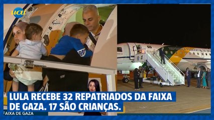 Video Lula recebe repatriados que estavam na Faixa de Gaza
