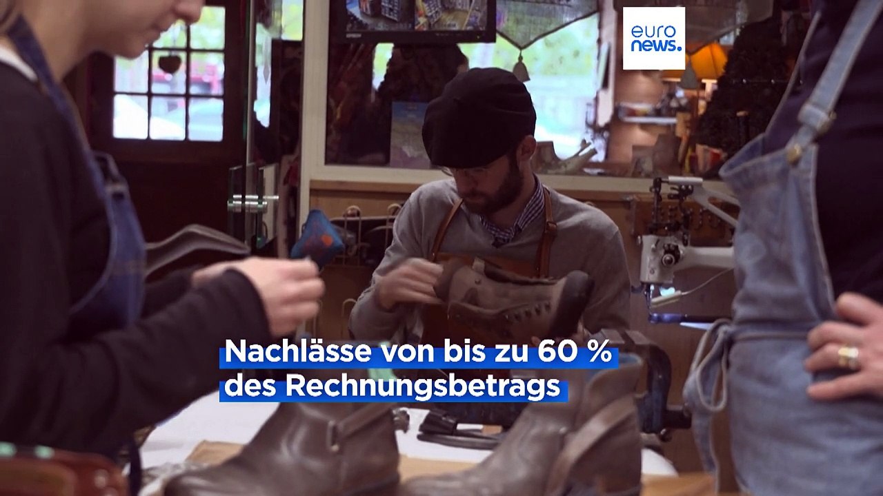 Reparieren statt wegwerfen: Frankreich führt Reparaturbonus für Kleidung und Schuhe ein