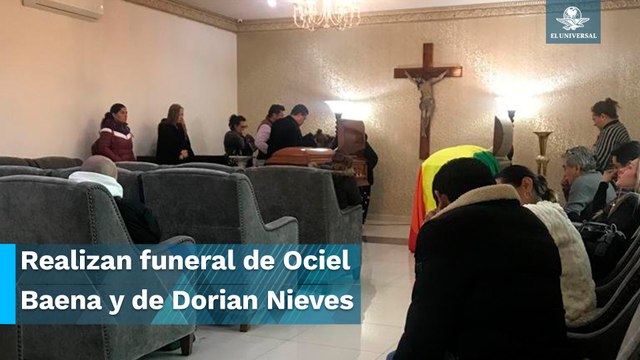 Velan el cuerpo de le magistrade Ociel Baena, y su pareja Dorian Nieves