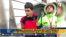 Trabajadoras sexuales denuncian irregularidades en comisaría tras capturar a extorsionador