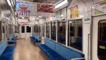 Train de nuit dans le tunnel de l'érable : juste magnifique (Japon)