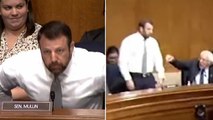 Senator Mullin stands and tries to fight labor leader at committee hearing: ‘Stand your butt up’