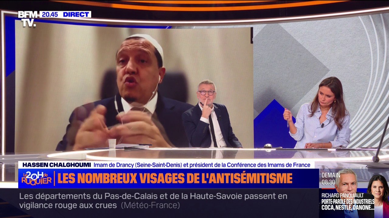 Propos d'Abdelali Mamoun sur les actes antisémites: "Ces propos qui mettent des doutes sur cette réalité sont scandaleux", pour le président de la Conférence des Imams de France, Hassen Chalghoumi