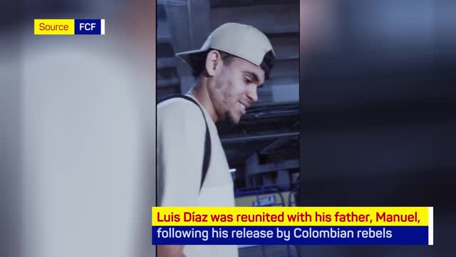 Luis Díaz's emotional reunion with his father